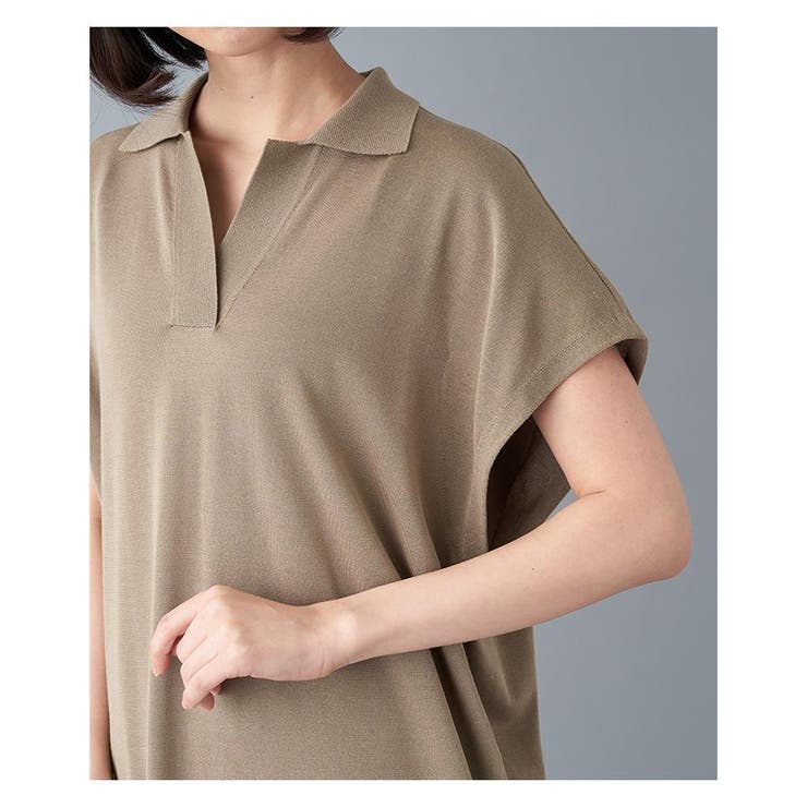 ポロ襟ニットワンピ-ス | Leilian | 詳細画像13