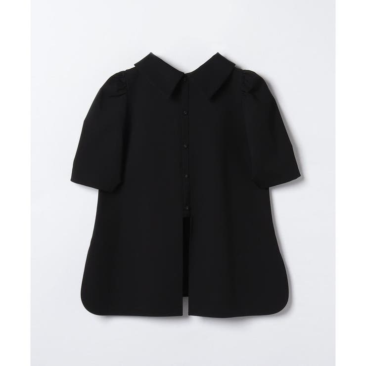 ストレッチポンチロールカラーブラウス[品番：LAVW0014880]｜LANVIN en