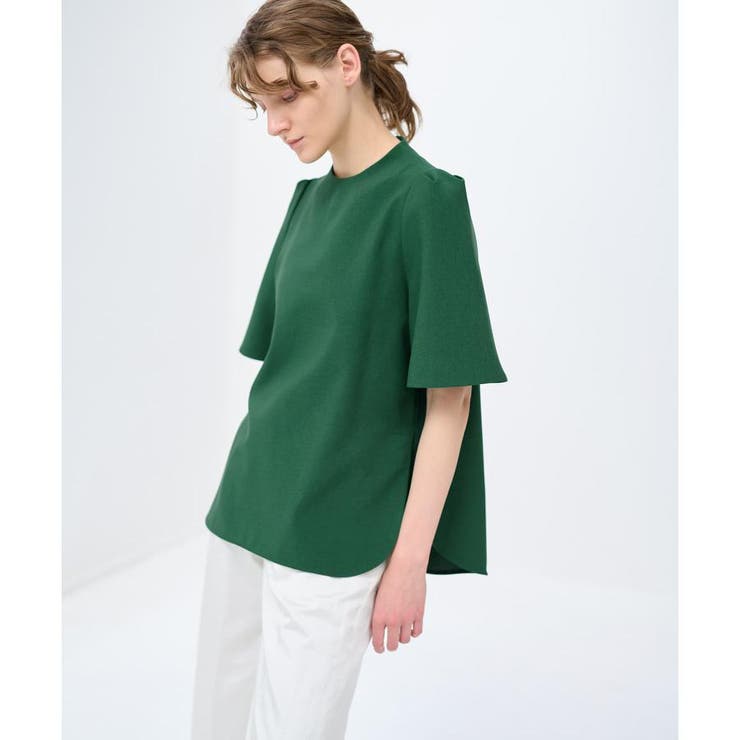 フレアスリーブブラウス[品番：LAVW0015010]｜LANVIN en Bleu