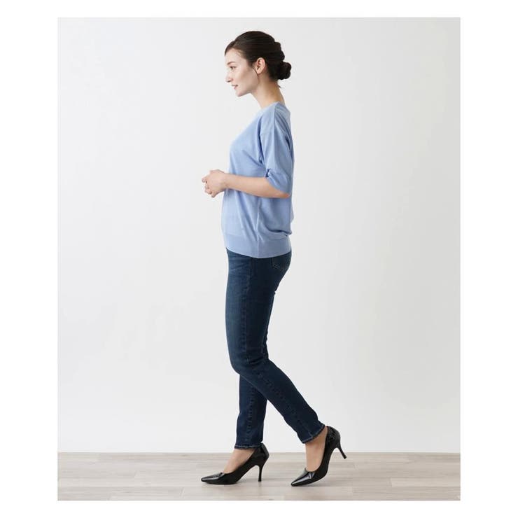 コットン混半そでニット | Leilian | 詳細画像9