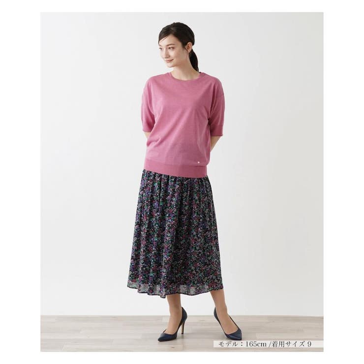 コットン混半そでニット | Leilian | 詳細画像11