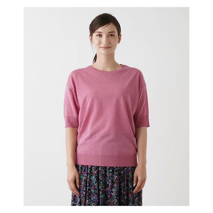 コットン混半そでニット | Leilian | 詳細画像14