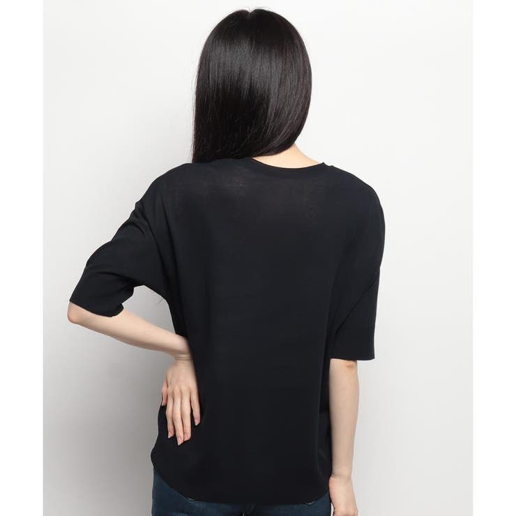 コットン混半そでニット | Leilian | 詳細画像25