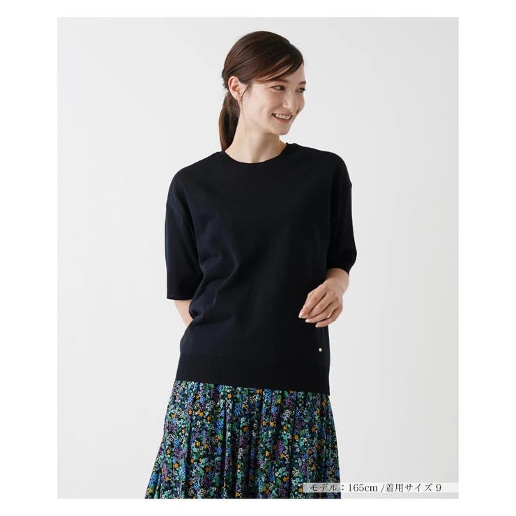 コットン混半そでニット | Leilian | 詳細画像23