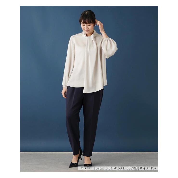 フロントデザインブラウス | Leilian PLUS HOUSE | 詳細画像8