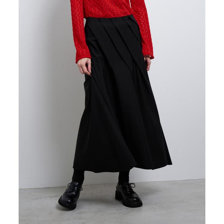 【関税込み】Lanvin ブラック Flowy マキシスカート スカート | LANVIN en Bleu | ランバン オン ブルー公式