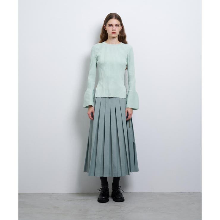 タイプライタープリーツスカート[品番：LAVW0019424]｜LANVIN en