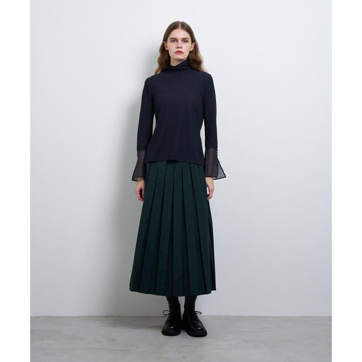 2024新作モデル タイプライタープリーツスカート[品番：LAVW0019424]｜LANVIN en スカート