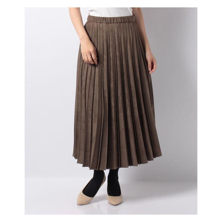 ブラウン系 | ロングレングスプリ-ツスカ-ト | Leilian