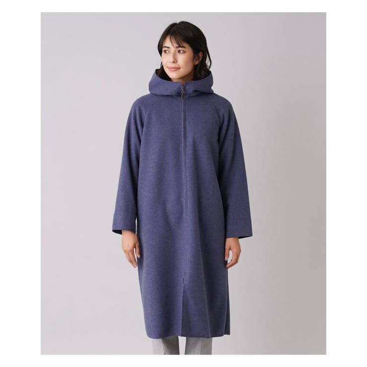 フード付きロングコート[品番：LAVW0005872]｜Leilian（レリアン