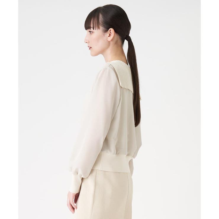 セーラーカラージップジャケット[品番：LAVW0014966]｜LANVIN