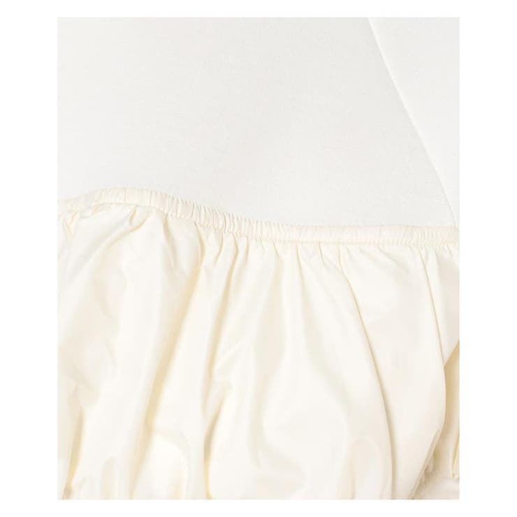 タフタギャザーコンビカットソー[品番：LAVW0007524]｜LANVIN en