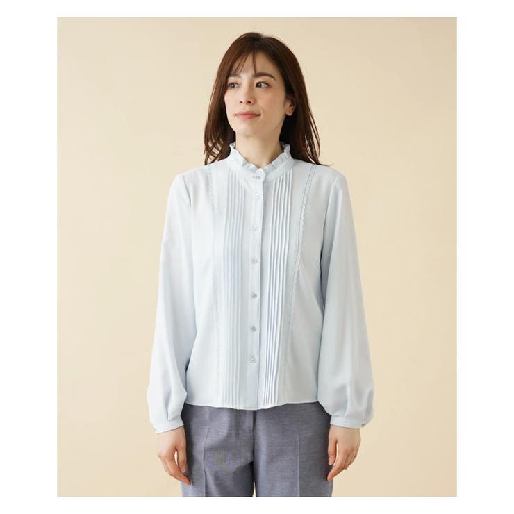 ピンタックブラウス[品番：LAVW0009277]｜Leilian（レリアン）の