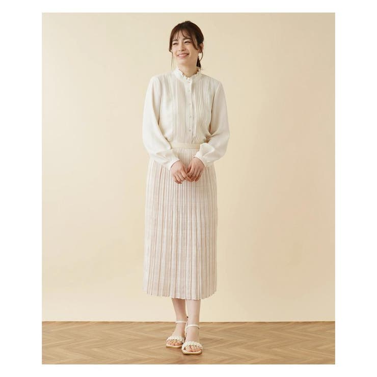 ピンタックブラウス[品番：LAVW0009277]｜Leilian（レリアン）の