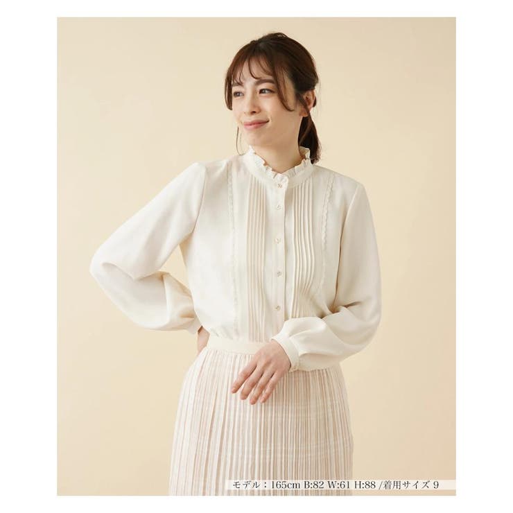 ピンタックブラウス[品番：LAVW0009277]｜Leilian（レリアン）の