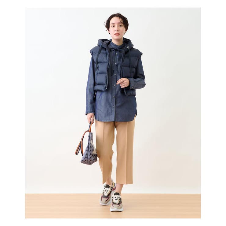 洗える ショートダウンベスト[品番：LAVW0011588]｜CARA O CRUZ
