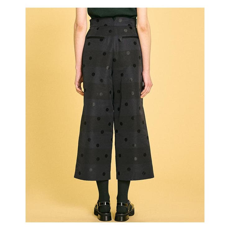 ドットジャカードパンツ[品番：LAVW0004215]｜LANVIN en Bleu