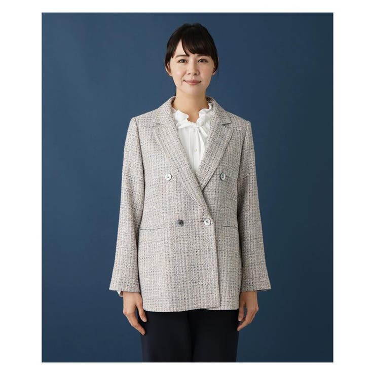 Leilian / レリアン ライトツイードジャケット（ライトツイード  