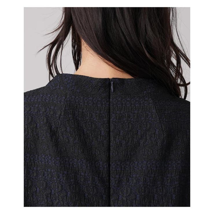 ジャカード切替ハイネックワンピース | Leilian PLUS HOUSE | 詳細画像15