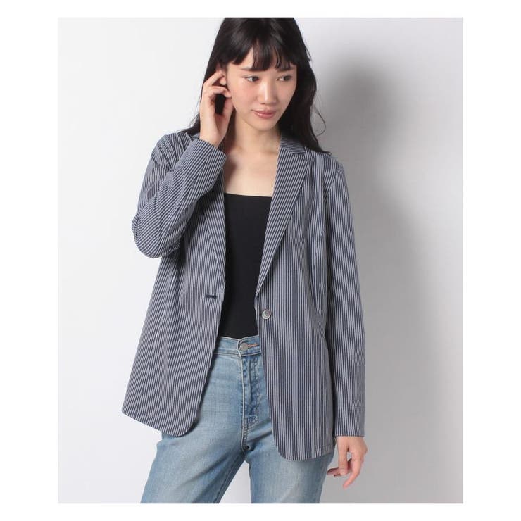 ストライプテーラードジャケット 品番 Lavw Cara O Cruz キャラオクルス のレディース ファッション通販 Shoplist ショップリスト