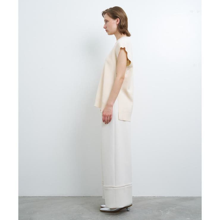 Vネックニットベスト[品番：LAVW0016843]｜LANVIN en Bleu（ランバン 