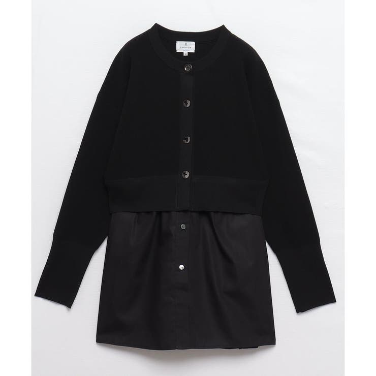2WAYシャツコンビカーディガン[品番：LAVW0016844]｜LANVIN en Bleu 