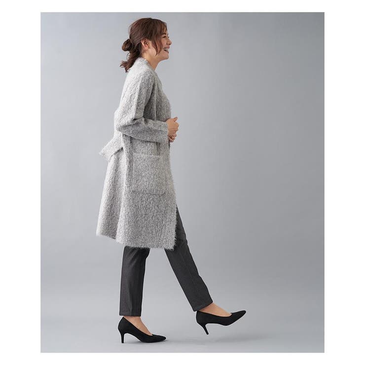 スタンドカラーニットカ-ディガン | Leilian PLUS HOUSE | 詳細画像5