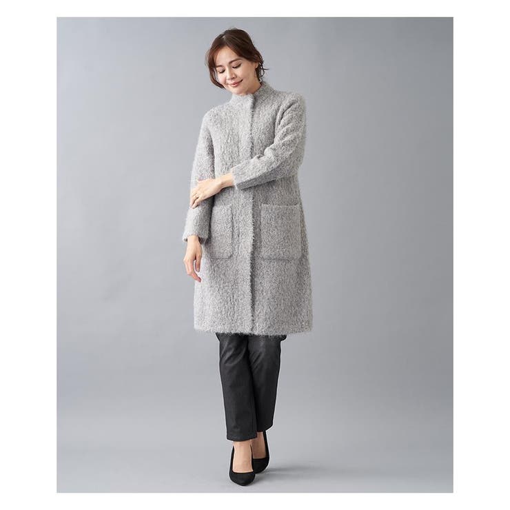 スタンドカラーニットカ-ディガン | Leilian PLUS HOUSE | 詳細画像10