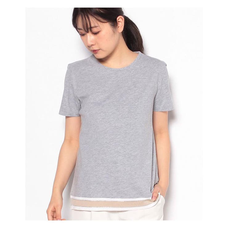 ライトグレー | 配色ラインT | Leilian