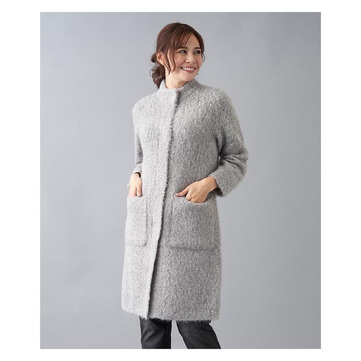 スタンドカラーニットカ-ディガン | Leilian PLUS HOUSE | 詳細画像23