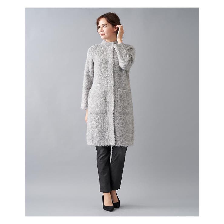 スタンドカラーニットカ-ディガン | Leilian PLUS HOUSE | 詳細画像26