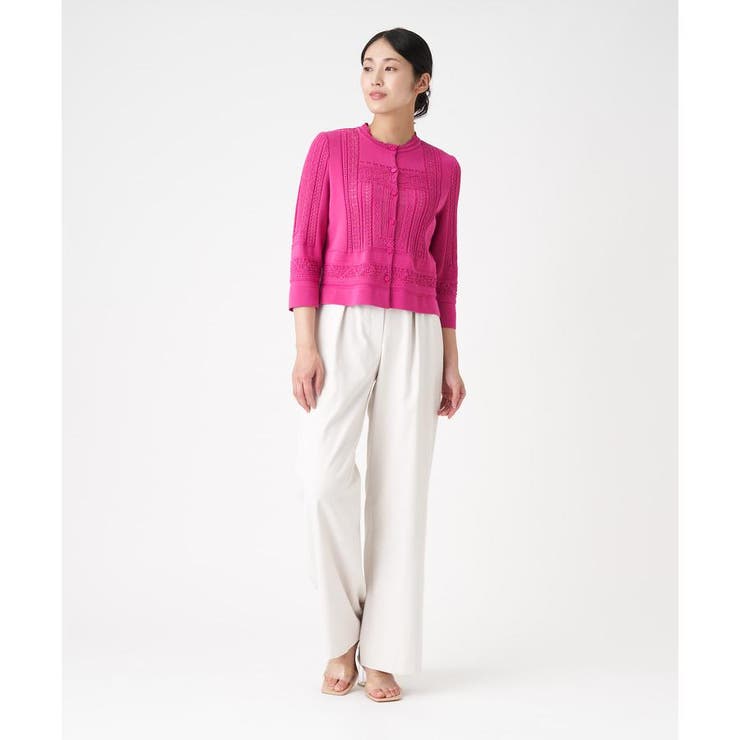 レース編みカーディガン[品番：LAVW0015697]｜LANVIN COLLECTION