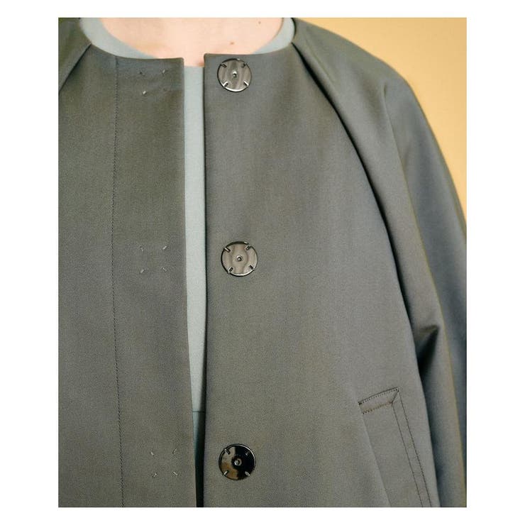 シャンブレーギャバテントラインジャケット[品番：LAVW0004203  