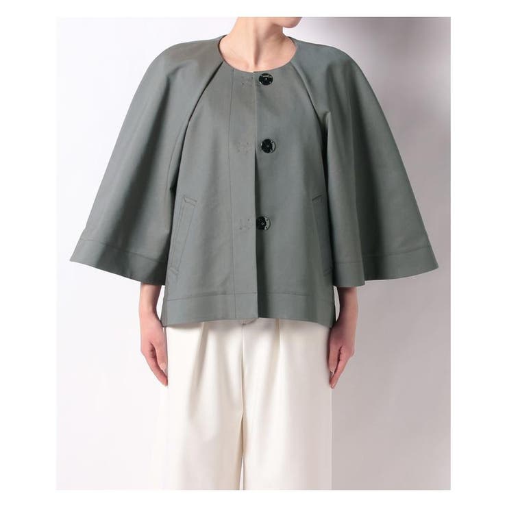 シャンブレーギャバテントラインジャケット[品番：LAVW0004203  