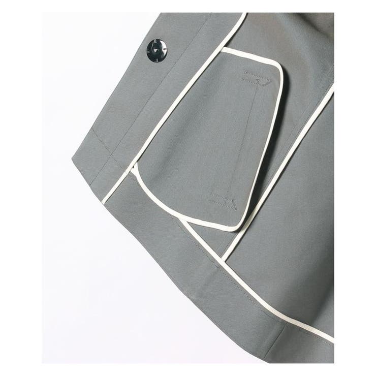 シャンブレーギャバテントラインジャケット[品番：LAVW0004203  