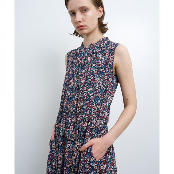 ギャザーワンピース[品番：LAVW0016025]｜LANVIN en Bleu