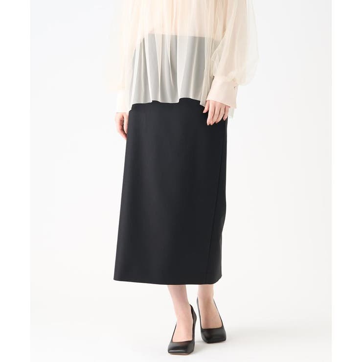 シルクウールミドル丈スカート[品番：LAVW0017426]｜LANVIN COLLECTION 
