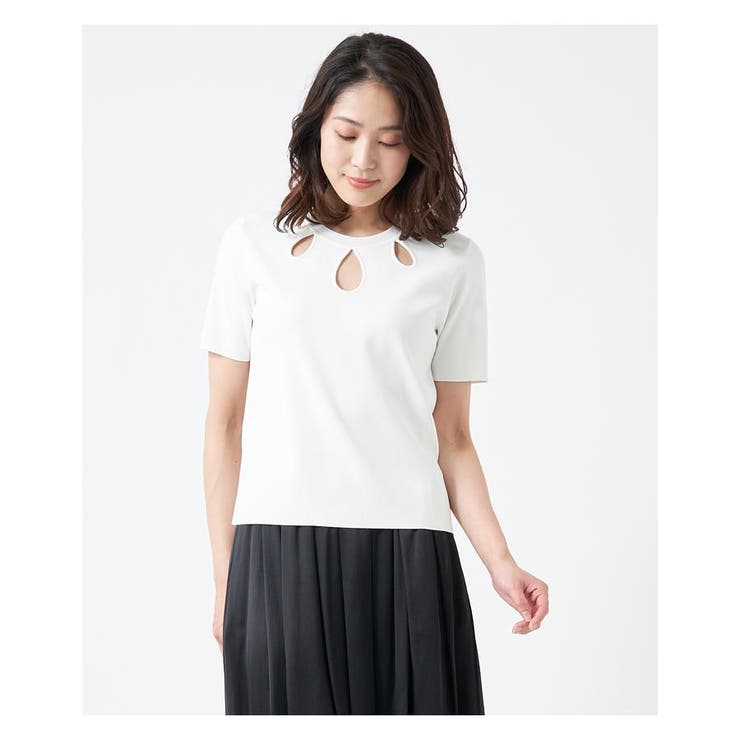 半袖ニットプルオーバー[品番：LAVW0004060]｜LANVIN COLLECTION 