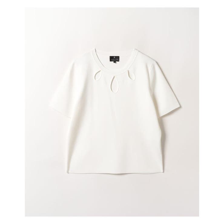 LANVIN COLLECTIN 半袖ニット 半袖ニットプルオーバー[品番：LAVW0004060]｜LANVIN COLLECTION