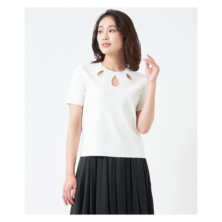 LANVIN COLLECTIN 半袖ニット 半袖ニットプルオーバー[品番：LAVW0004060]｜LANVIN COLLECTION