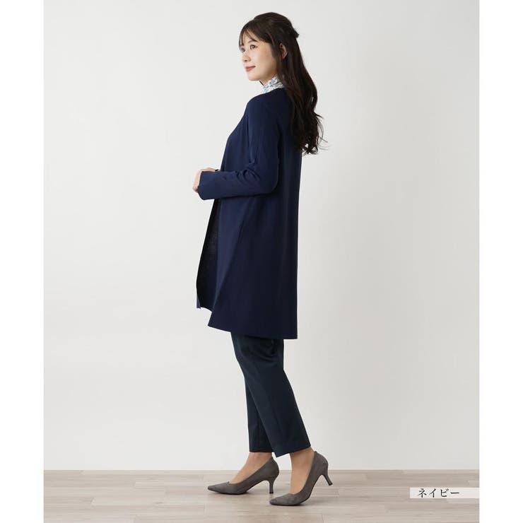 Leilian / レリアン 【店舗人気】ロングカーディガン 店舗人気】ロングカーディガン【Leilian WHITE