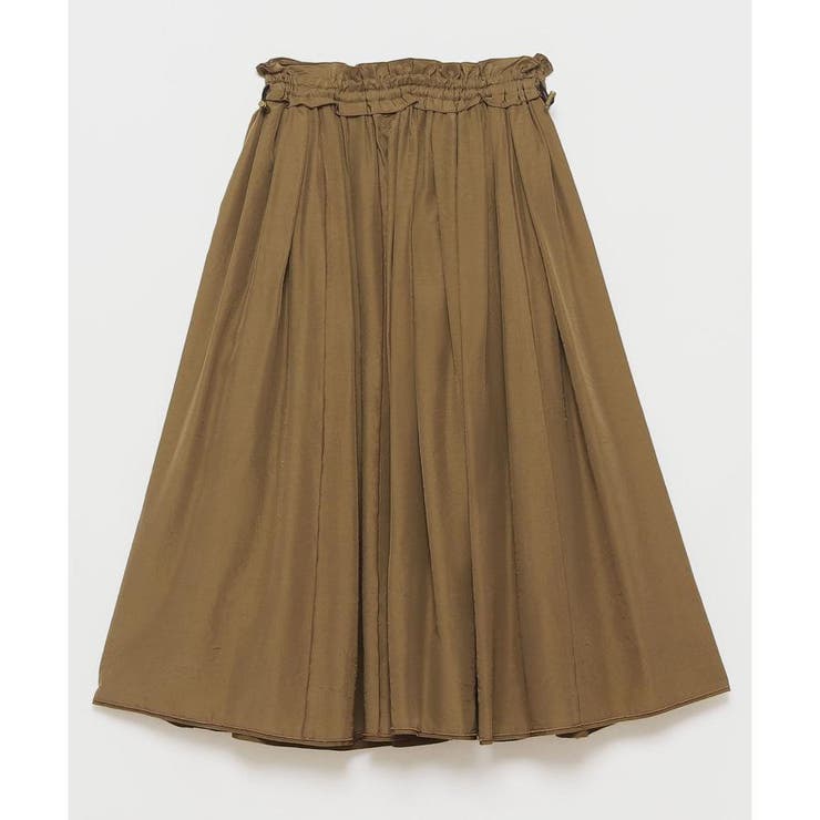 シルクブレンドギャザースカート[品番：LAVW0016868]｜LANVIN