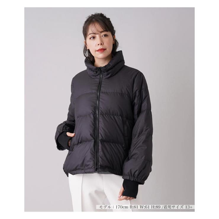 ハイネックダウンジャケット[品番：LAVW0006712]｜Leilian PLUS HOUSE