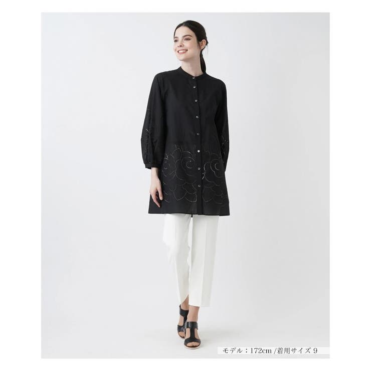 チュニックブラウス【Leilian WHITE LABEL】|レリアン