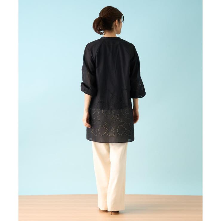 チュニックブラウス【Leilian WHITE LABEL】|レリアン