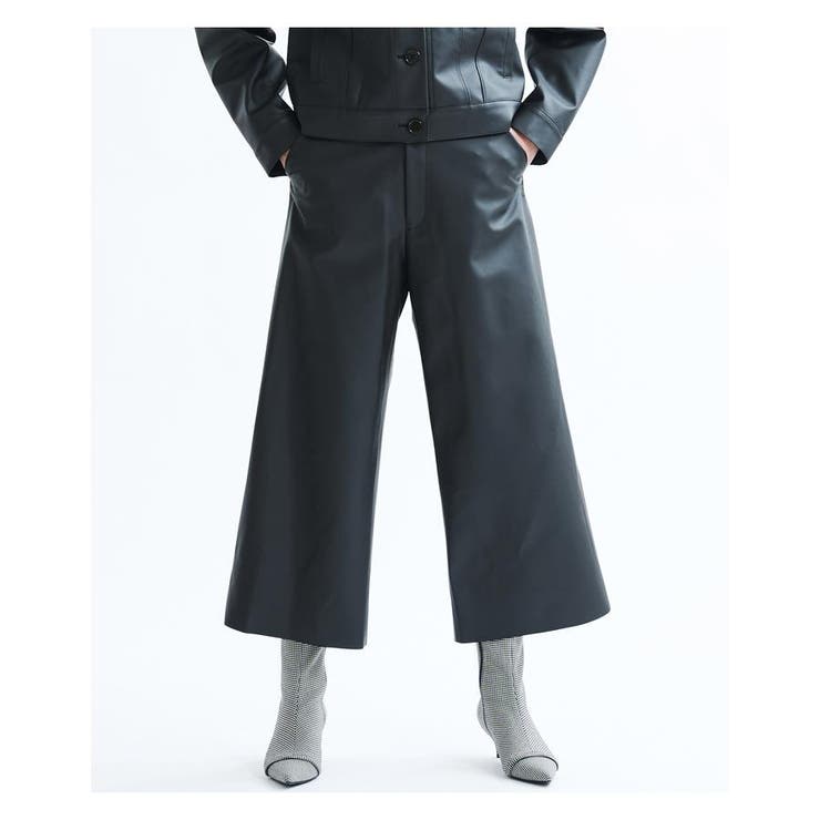 フェイクレザークロップドパンツ[品番：LAVW0004197]｜LANVIN en