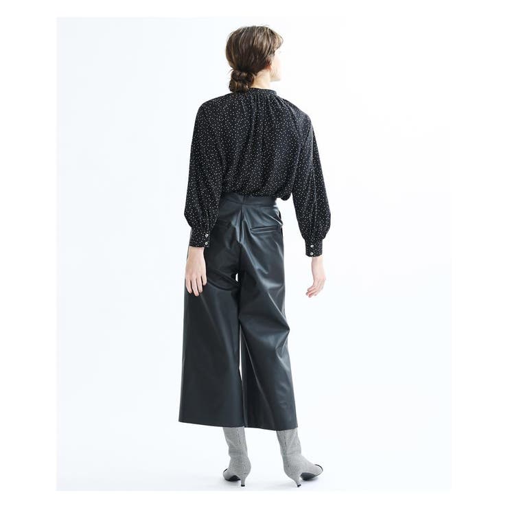 フェイクレザークロップドパンツ[品番：LAVW0004197]｜LANVIN en