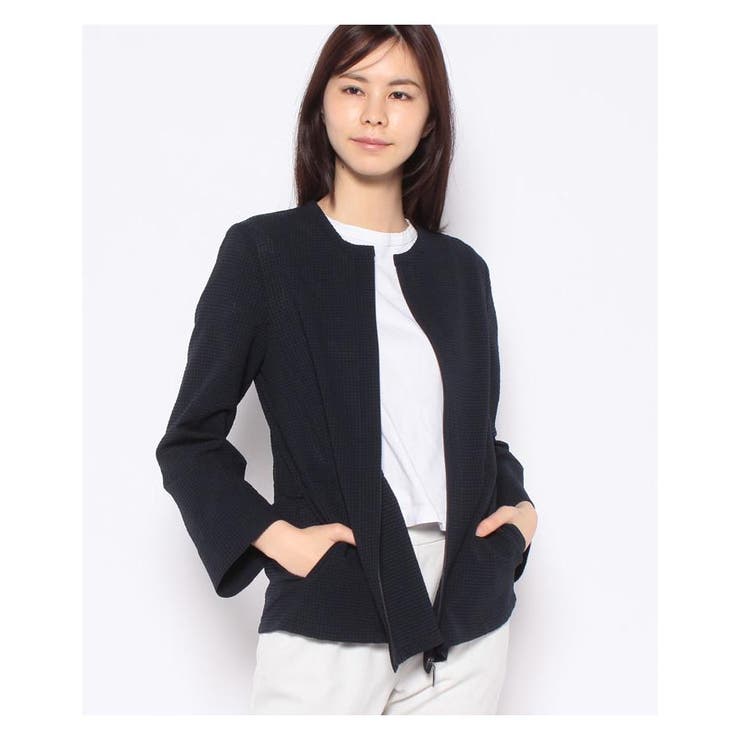 ジッパーノーカラージャケット | Leilian PLUS HOUSE | 詳細画像8