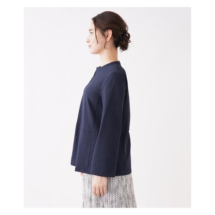 ジッパーノーカラージャケット | Leilian PLUS HOUSE | 詳細画像13