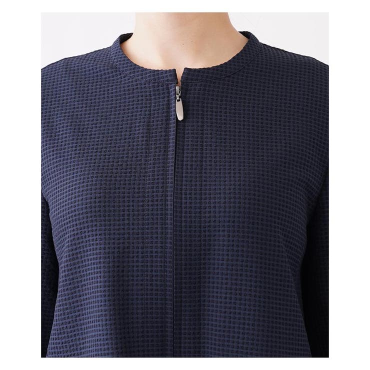 ジッパーノーカラージャケット | Leilian PLUS HOUSE | 詳細画像15